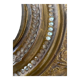 Decorative plate gold XIX in copper and porcelain