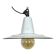 Industrial White Enamel Factory Pendant Lamp, 1960s