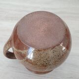 Pyrite stoneware cooling pitcher