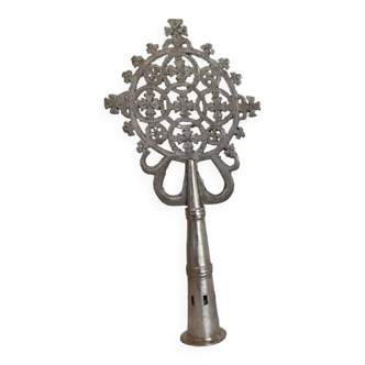 Croix de procession copte éthiopienne