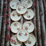 10 vintage Longchamp dinner plates