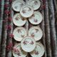 10 assiettes plates anciennes Longchamp 
