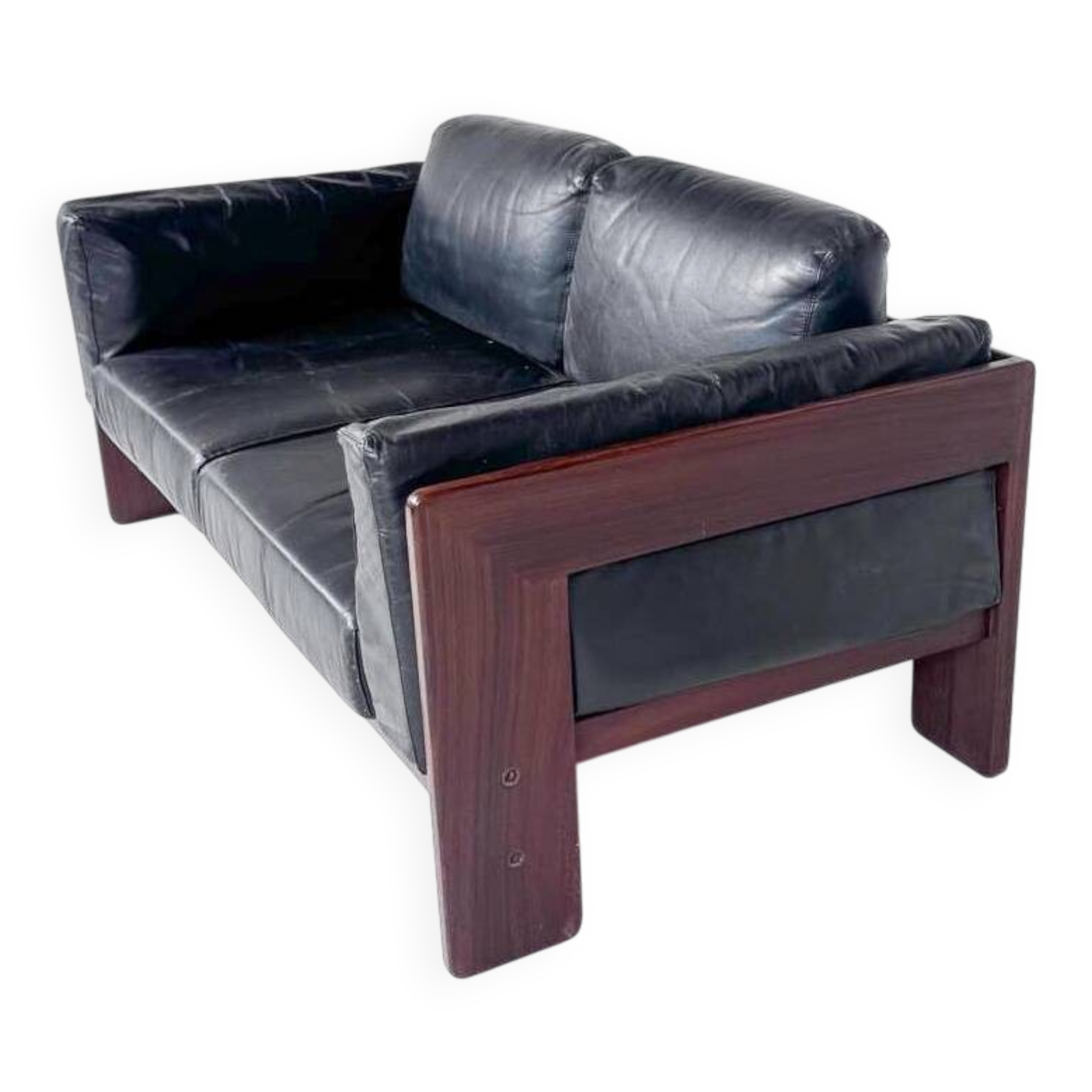 Mid-Century Modern Bastiano Two-Seater Sofa by Tobia Scarpa for Gavina, 196