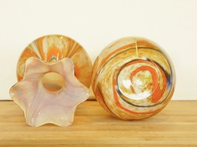 Vintage chamaré glass vase 60s/70s