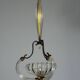Lustre vénitien en verre de Murano et laiton, vers 1950