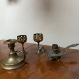 4 bougeoirs