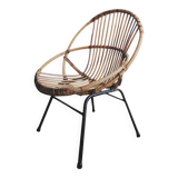 Adult rattan shell chair