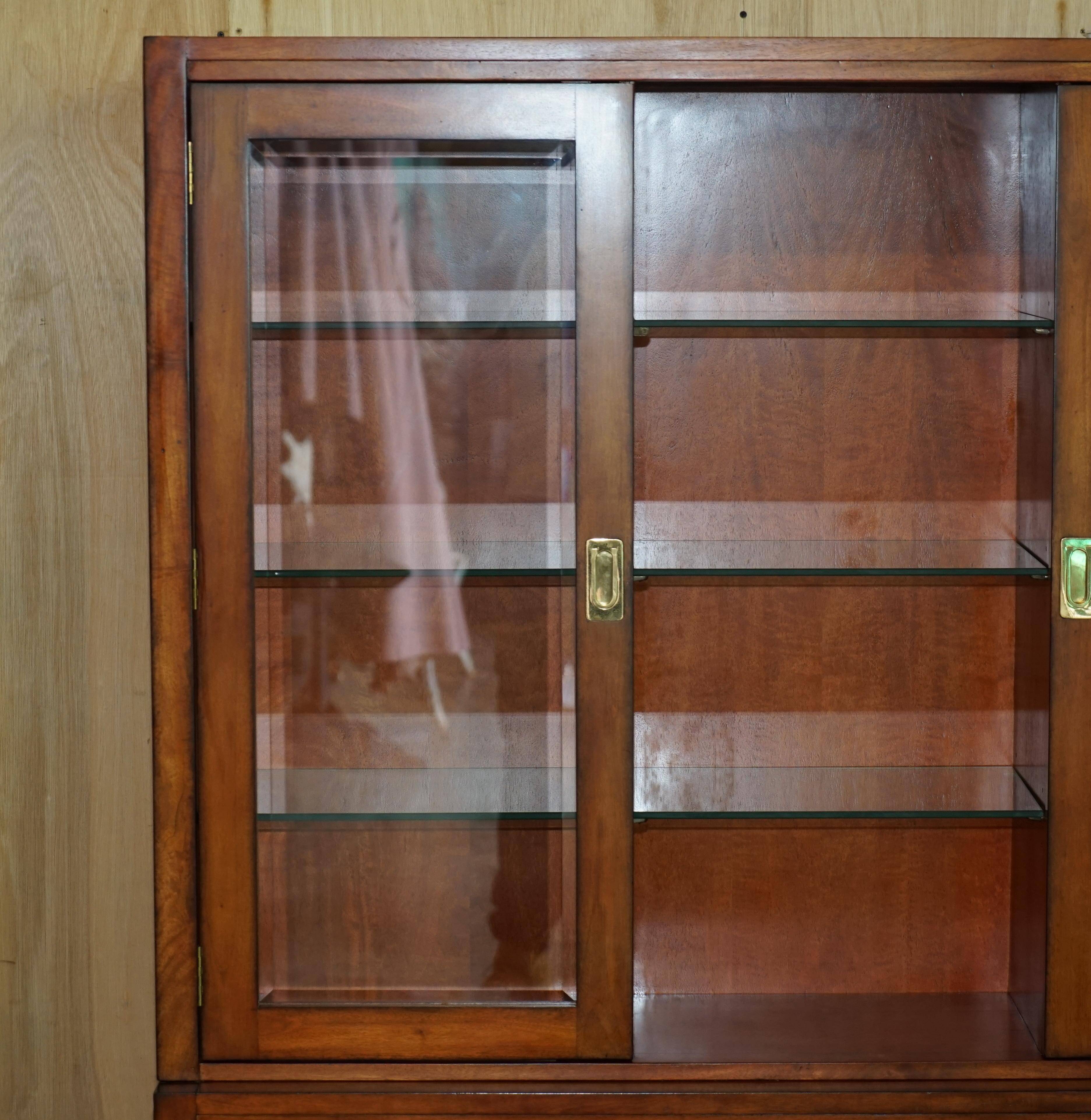 Bibliothèque Vintage Triples Spots Lumineux Armoire de Campagne Militaire Multiyork