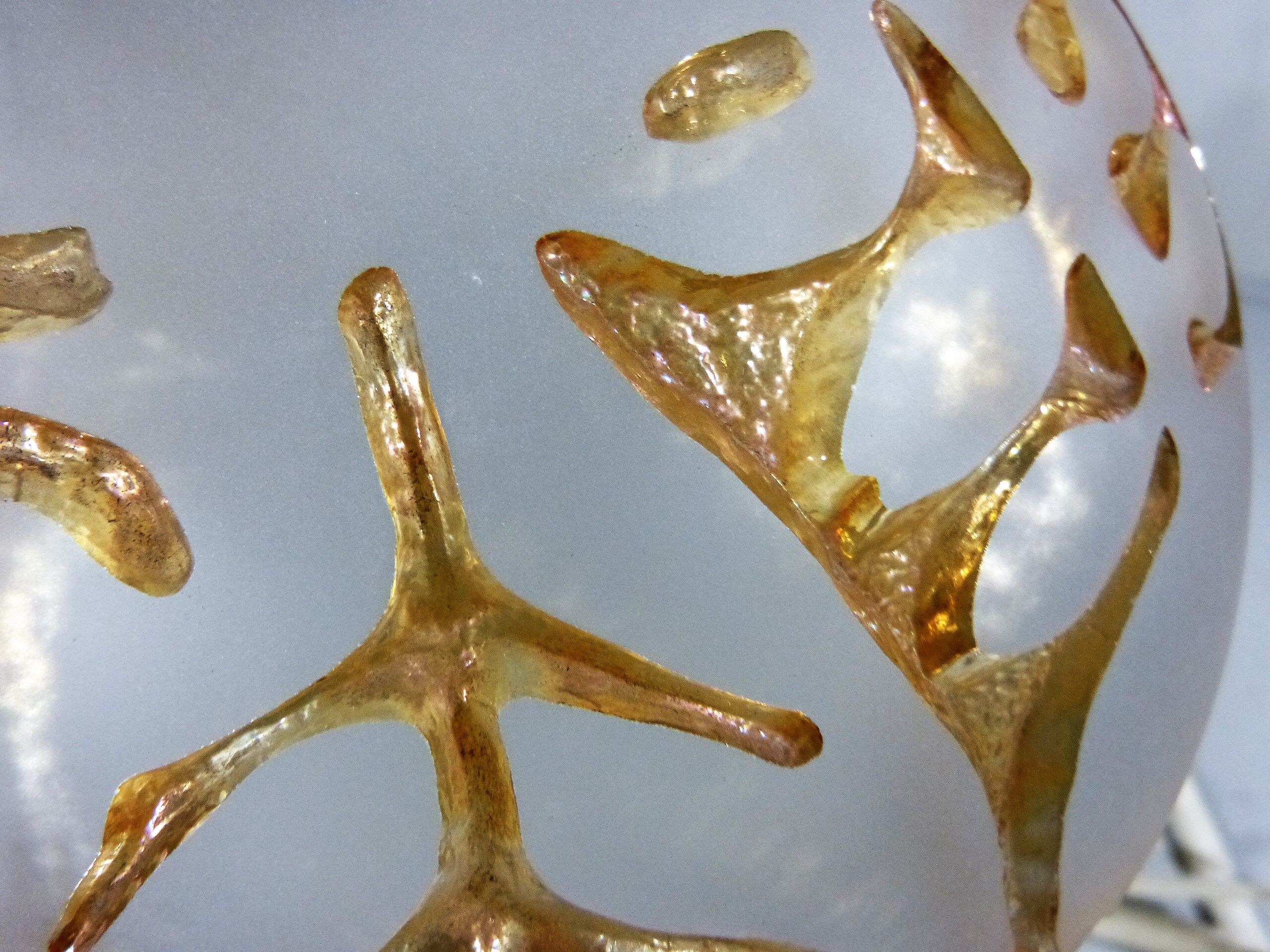 Peill & Putzler glass hanging lamp 1960-70’s