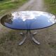 Glass dining table 70s - 130 cm