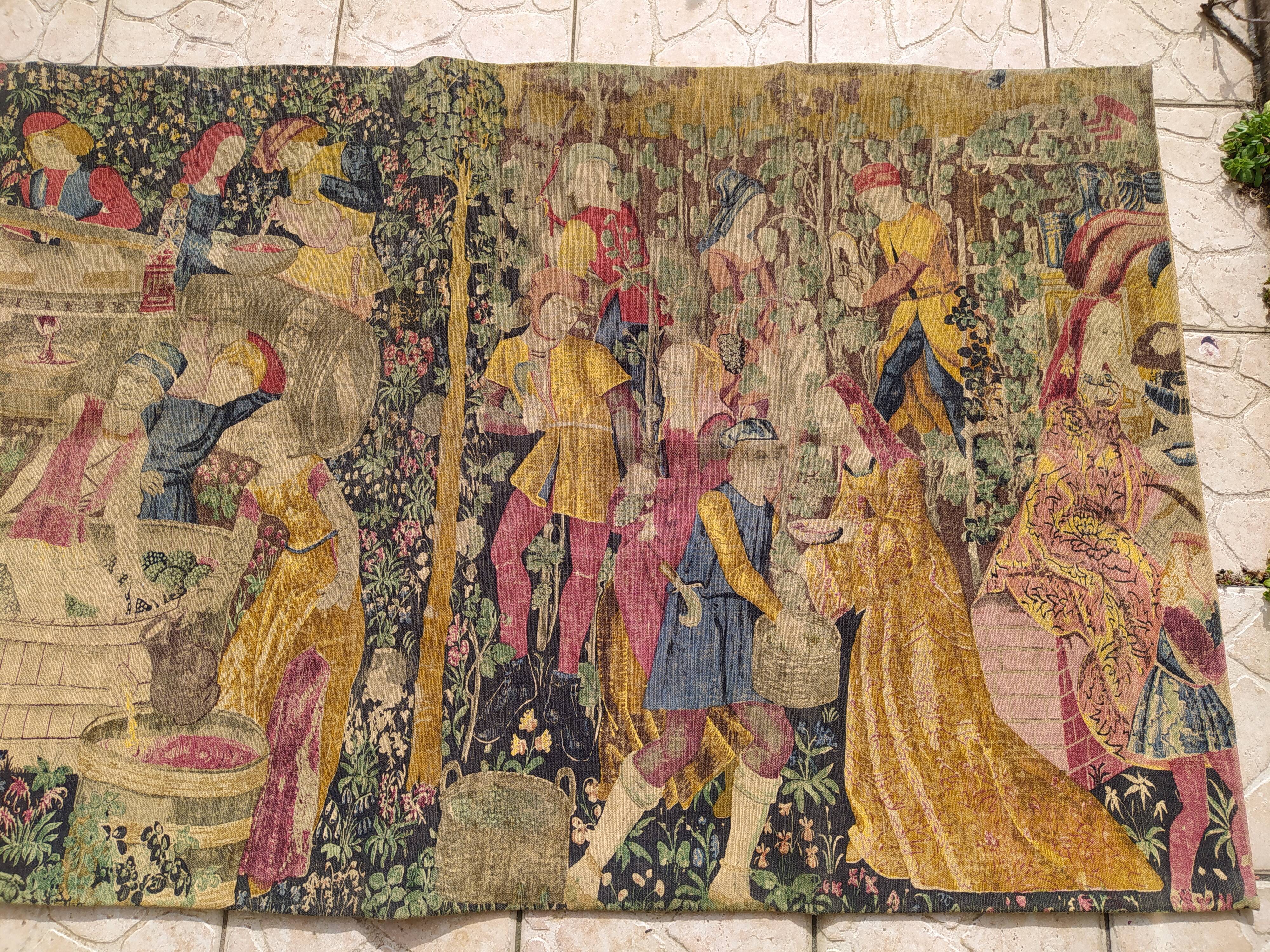 Rambouillet art tapestry the grape harvest