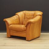 Ensemble de salon cognac, design danois, années 1970, fabricant : Skalma Møbelfab