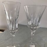 Service of 49 Val St Lambert glasses in cut crystal