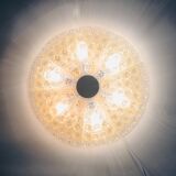 Scandinavian glass ceiling lamp by Carl Fagerlund for Orrefors, Sweden, 1960s