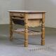 Vintage 1960s Danish oak coffee table, brutalist mid-century, style of Kjærnulf