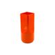 Studio Opi, vase en céramique orange de l'ère spatiale, Gabbianelli Italie ca. 1960