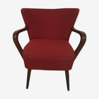 Fauteuil cocktail rouge