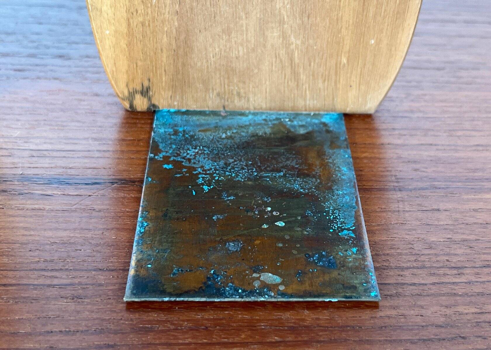 Mid-century Scandinavian wooden bookends, 1960s, set of 2.
