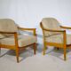 Cherrywood Club Chairs by Klaus Warzecha for Wilhelm Knoll, Set of 2, 1970s