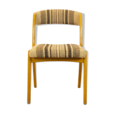 Chaise rembourrée scandinave du milieu du siècle des années 1960