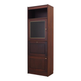Mahogany showcase, Danish design, 1970s, production: Denmark