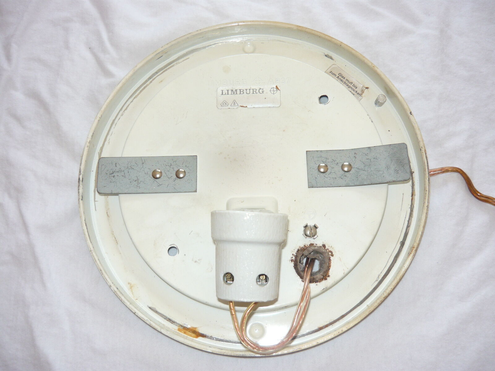 Limburg germany vintage ceiling light