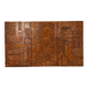 Victory of Segonzac. Triptych panel in carved wood. Contemporary.