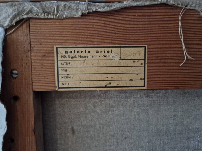 Jean Messagier (1920-1999) - Oil on canvas - Bud rifle