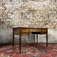 Flat mahogany desk Louis XVI XIX style Century