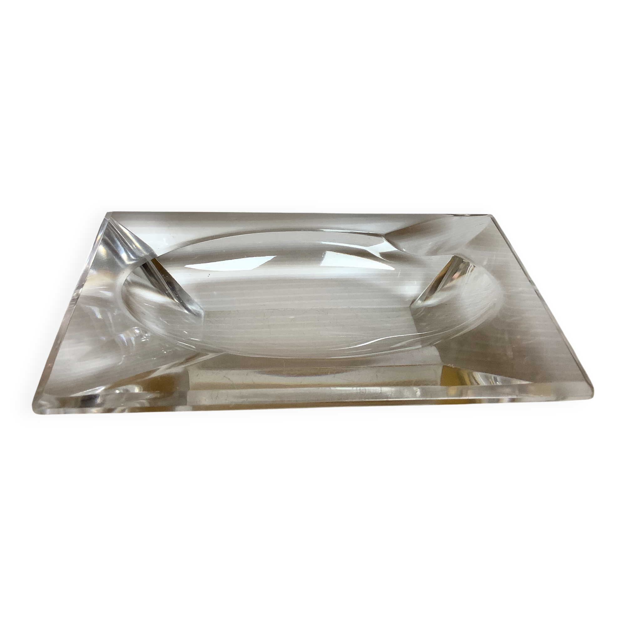 Individual rectangular ashtray