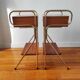 Pair of vintage modernist bedside tables