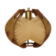 Lampe camel tissée à poser