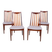 Teak Dining Chairs by Leslie Dandy for G-Plan, 1960s, Set of 4
