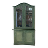 Bamboo and glass display from the 70s 80s