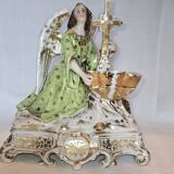 Large Paris porcelain font Golden Angel