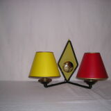 Double wall lamp from the 50s