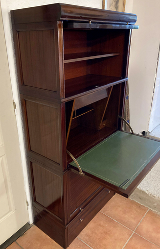 MD furniture: mahogany secretary library