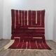 Traditional handwoven Beni Ourain Berber rug 2/3 m
