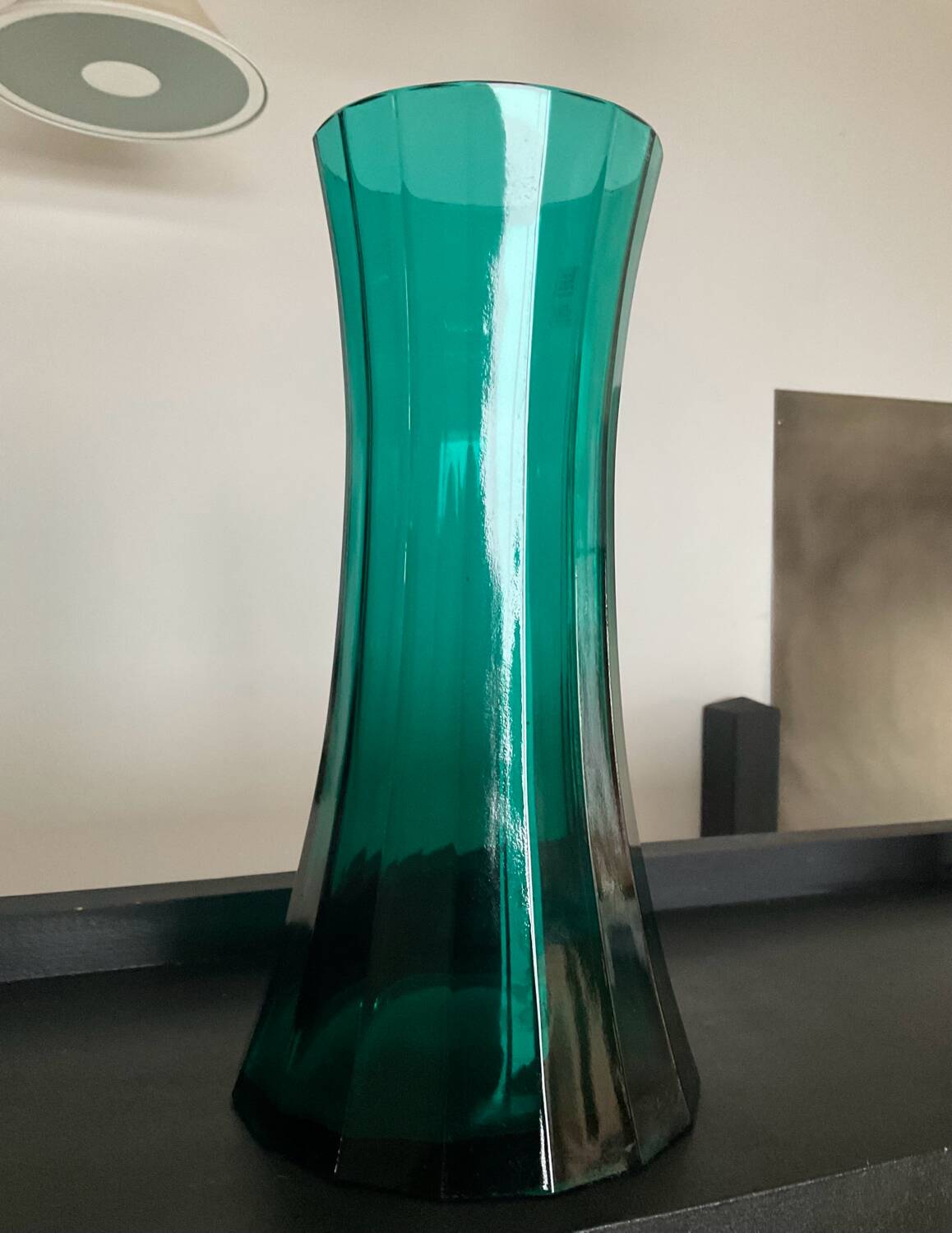 Vintage Italy glass vase