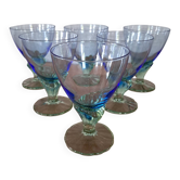 6 glasses or dessert bowls Bormioli Rocco Bahia with original box