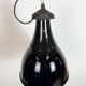 Industrial Black Enamel Bauhaus Pendant Lamp, 1930s