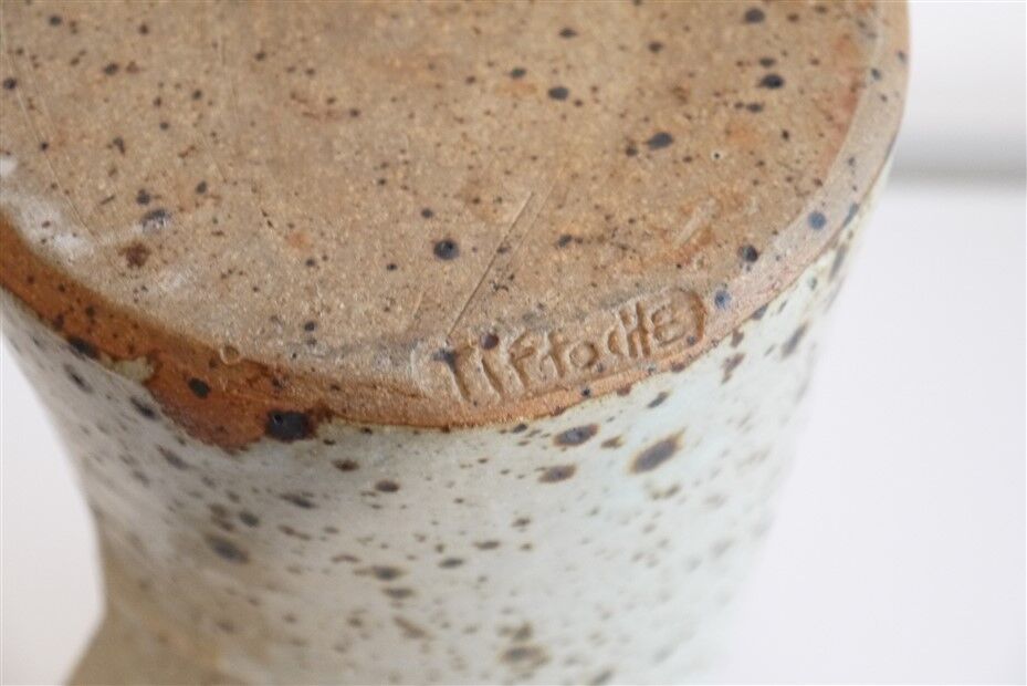 Sandstone pitcher by Gustave Tiffoche