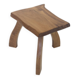 Vintage brutalist mini tree trunk side table