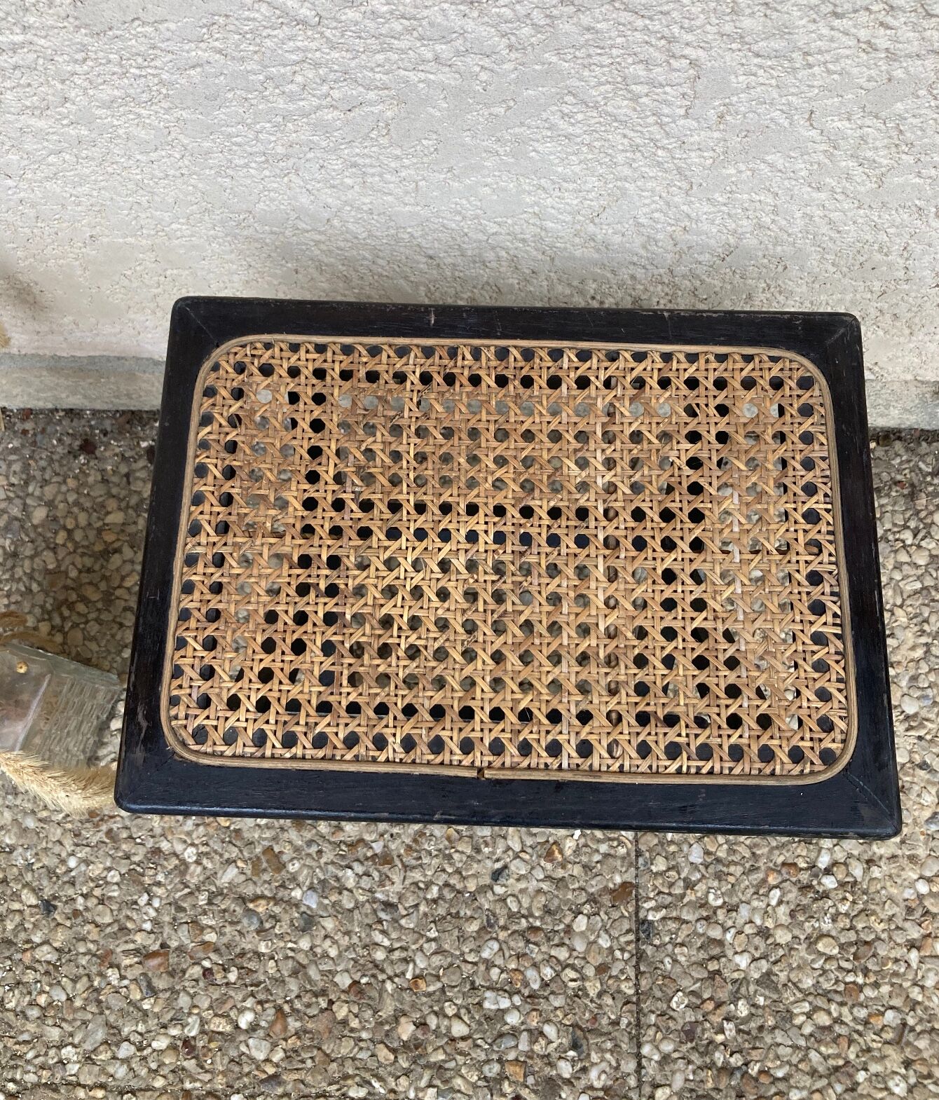 Folding stool in vintage canning