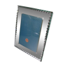 Old photo frame glass mirror copper silvering 1950s/60s decoration