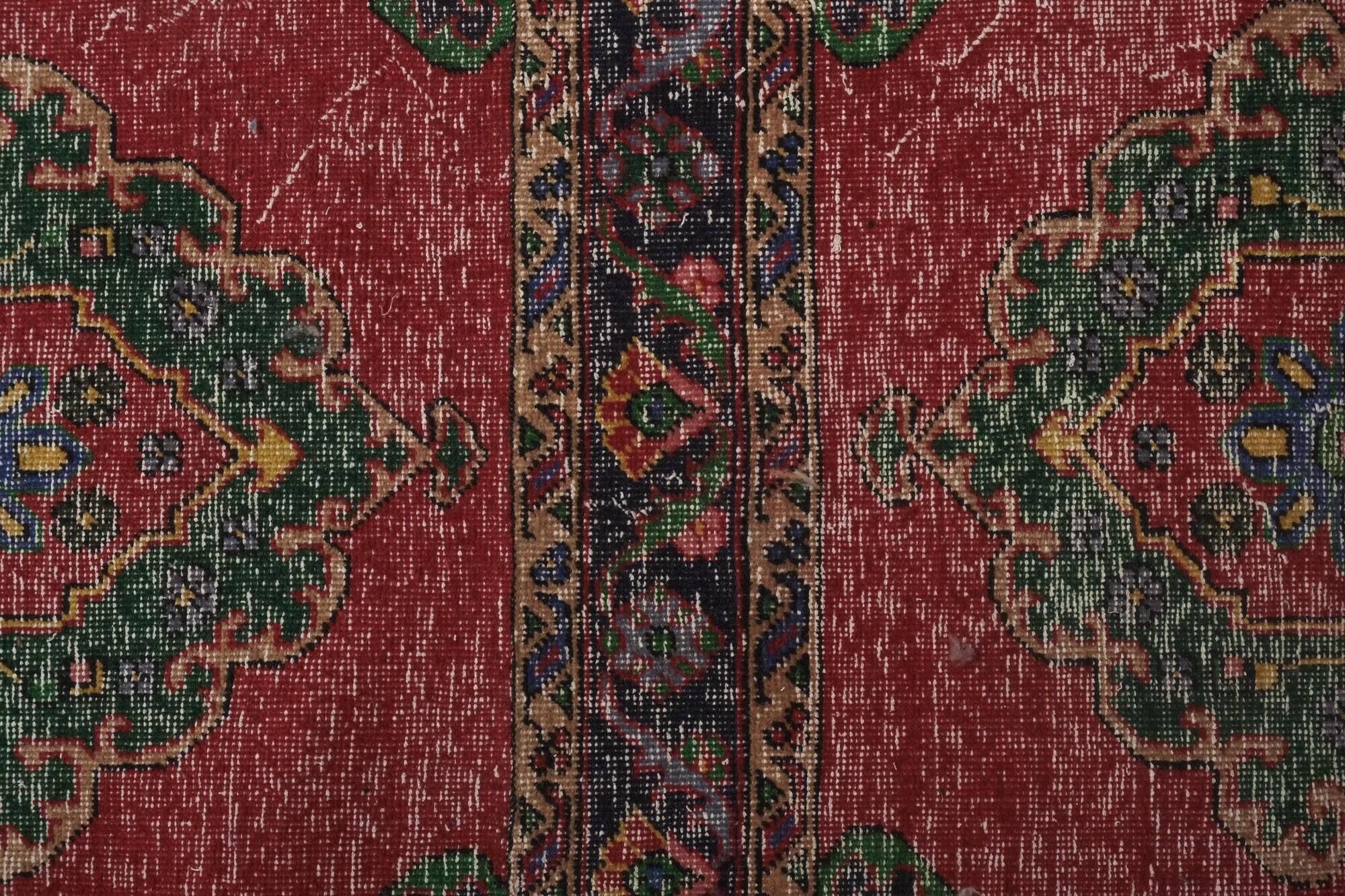 Vintage Turkish hallway rug 81x730 cm
