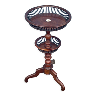 Victorian mahogany knitting table, nineteenth century