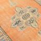 6x9 Vintage Pale Orange Oushak Handmade Vintage Rug, 176x260 Cm