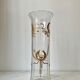 Vase verre soufflé XIXème siècle