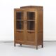 Antique Dutch Art Deco Bookcase or Liquor Cabinet